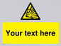 WV5124: Custom Explosive Material Sign