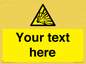 WV5124: Custom Explosive Material Sign