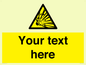 WV5124: Custom Explosive Material Sign