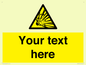 WV5124: Custom Explosive Material Sign