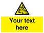 WV5124: Custom Explosive Material Sign
