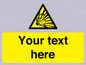 WV5124: Custom Explosive Material Sign