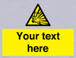 WV5124: Custom Explosive Material Sign