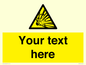 WV5124: Custom Explosive Material Sign