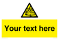 WV5124: Custom Explosive Material Sign