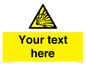 WV5124: Custom Explosive Material Sign