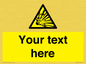 WV5124: Custom Explosive Material Sign