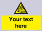 WV5124: Custom Explosive Material Sign