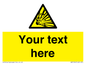 WV5124: Custom Explosive Material Sign