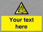 WV5124: Custom Explosive Material Sign