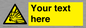 WV5124: Custom Explosive Material Sign