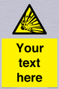 WV5124: Custom Explosive Material Sign