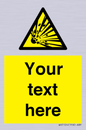 WV5124: Custom Explosive Material Sign