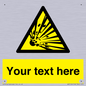 WV5124: Custom Explosive Material Sign