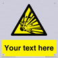 WV5124: Custom Explosive Material Sign