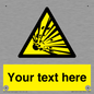 WV5124: Custom Explosive Material Sign