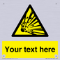 WV5124: Custom Explosive Material Sign