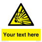 WV5124: Custom Explosive Material Sign