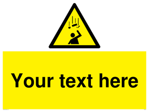 WV5130: Custom Falling Objects Sign