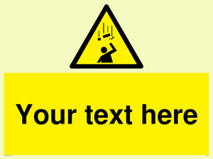 WV5130: Custom Falling Objects Sign