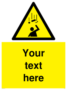 WV5130: Custom Falling Objects Sign