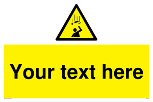 WV5130: Custom Falling Objects Sign