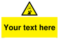 WV5130: Custom Falling Objects Sign
