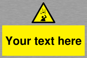 WV5130: Custom Falling Objects Sign