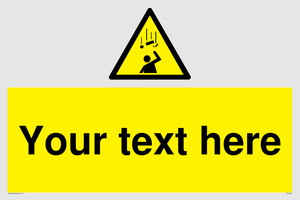 WV5130: Custom Falling Objects Sign