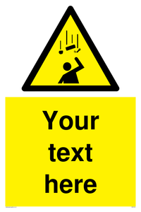 WV5130: Custom Falling Objects Sign