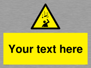 WV5130: Custom Falling Objects Sign