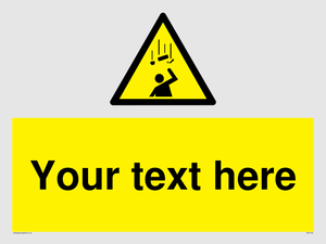 WV5130: Custom Falling Objects Sign