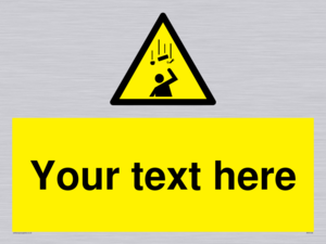 WV5130: Custom Falling Objects Sign