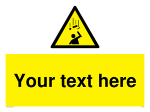 WV5130: Custom Falling Objects Sign