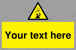 WV5130: Custom Falling Objects Sign