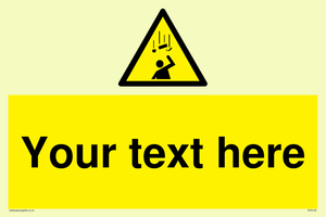 WV5130: Custom Falling Objects Sign