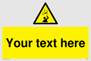 WV5130: Custom Falling Objects Sign