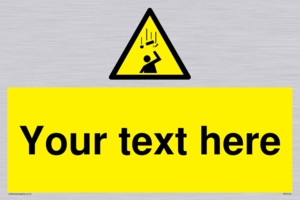 WV5130: Custom Falling Objects Sign