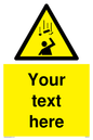 WV5130: Custom Falling Objects Sign