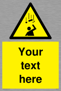 WV5130: Custom Falling Objects Sign