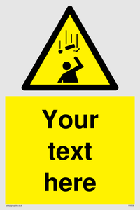 WV5130: Custom Falling Objects Sign