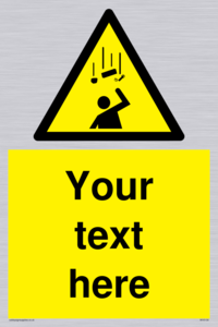 WV5130: Custom Falling Objects Sign