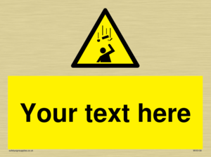 WV5130: Custom Falling Objects Sign