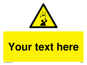 WV5130: Custom Falling Objects Sign