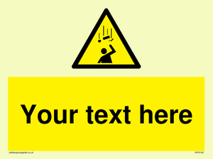 WV5130: Custom Falling Objects Sign