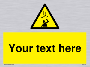 WV5130: Custom Falling Objects Sign