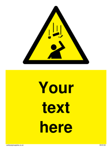 WV5130: Custom Falling Objects Sign