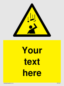 WV5130: Custom Falling Objects Sign