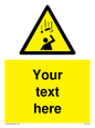 WV5130: Custom Falling Objects Sign