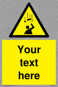 WV5130: Custom Falling Objects Sign